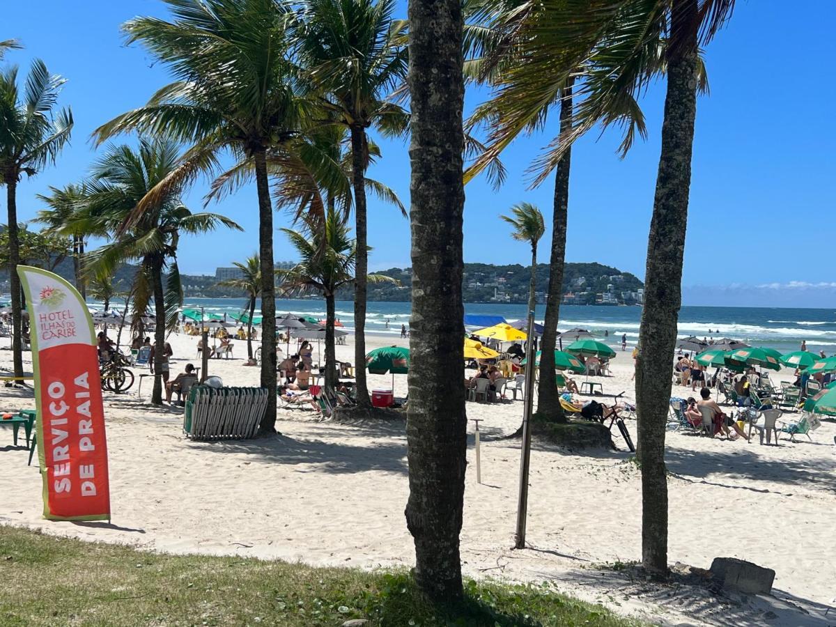 Hotel Ilhas Do Caribe - Na Melhor Regiao Da Praia Da Enseada Guarujá Exterior foto