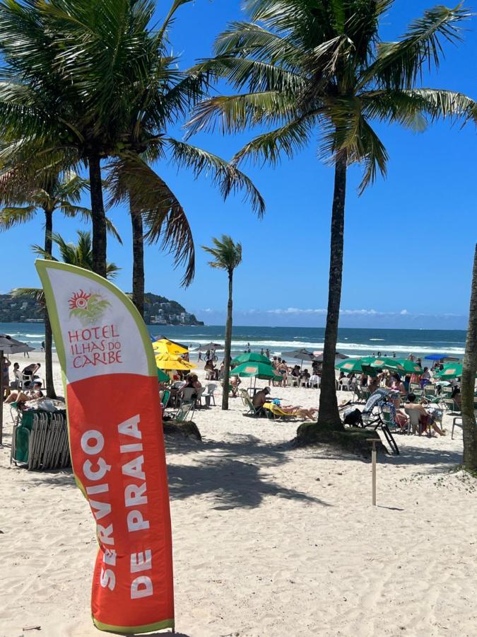 Hotel Ilhas Do Caribe - Na Melhor Regiao Da Praia Da Enseada Guarujá Exterior foto